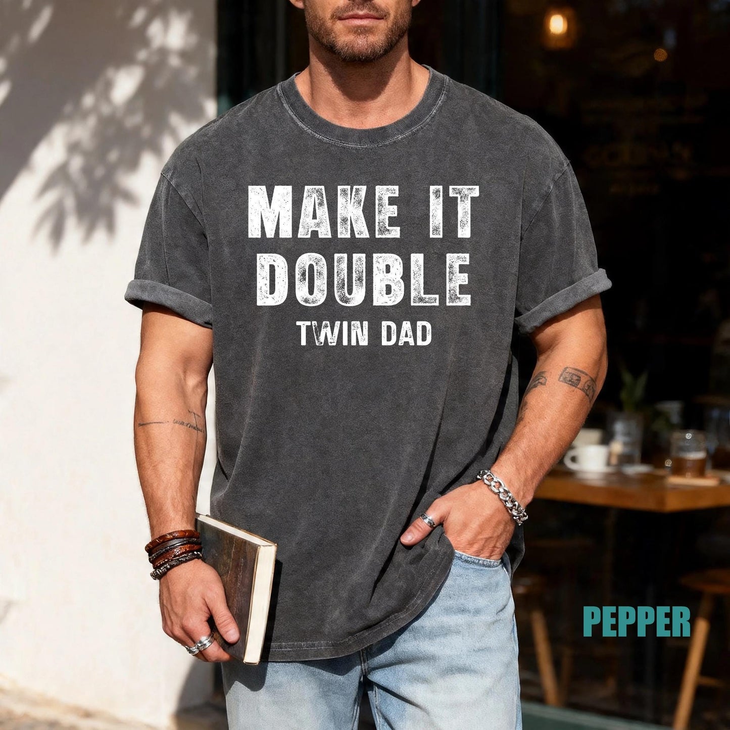 Make It A Double Shirt, Twin Father Shirt
