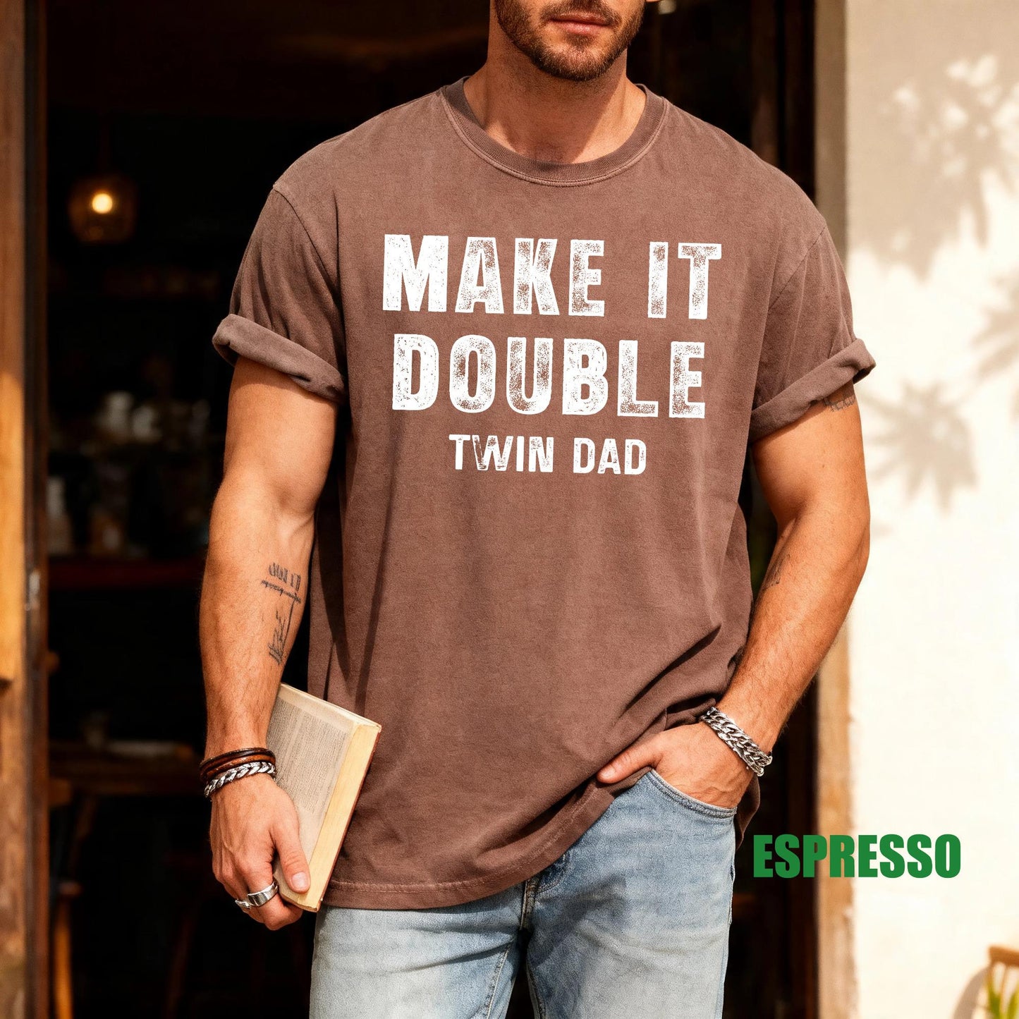 Make It A Double Shirt, Twin Father Shirt