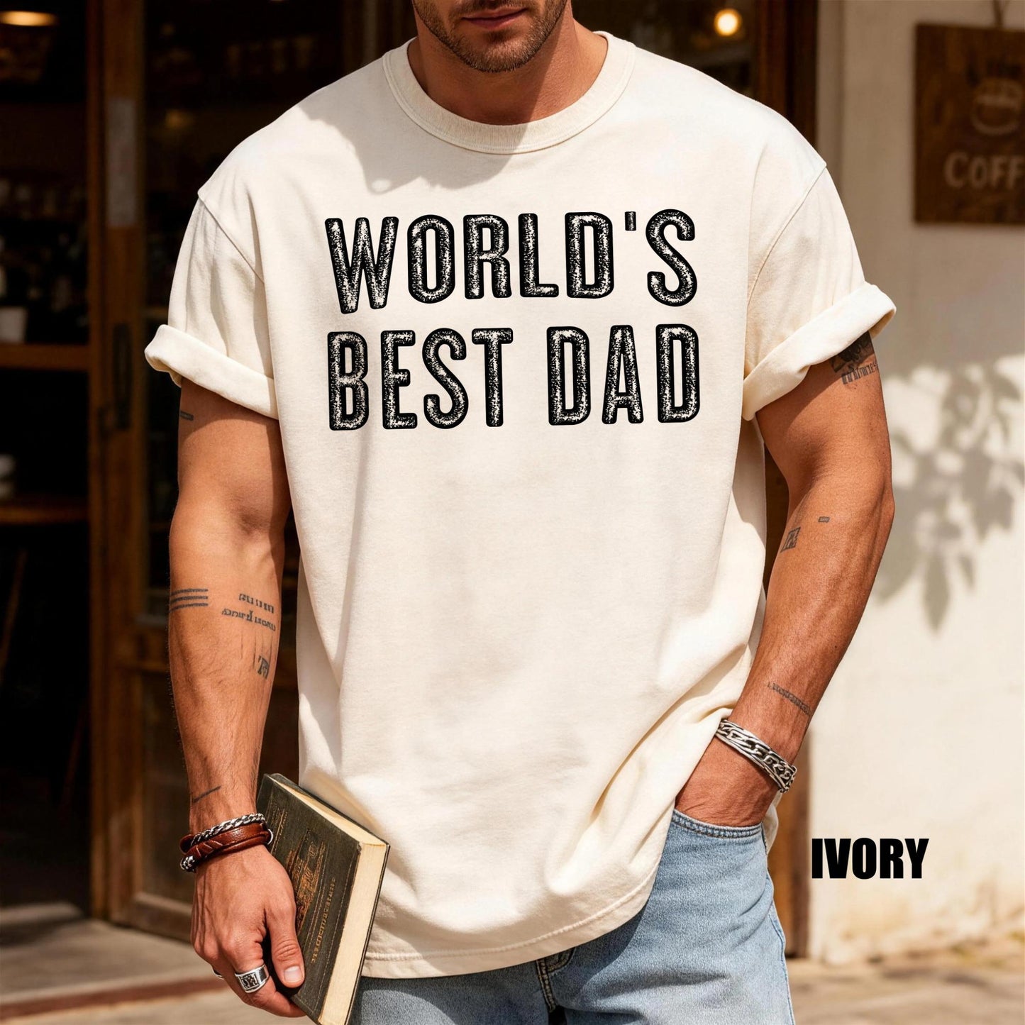 New Dad Gift Shirt, Worlds Best Dad Tee