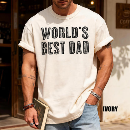 New Dad Gift Shirt, Worlds Best Dad Tee