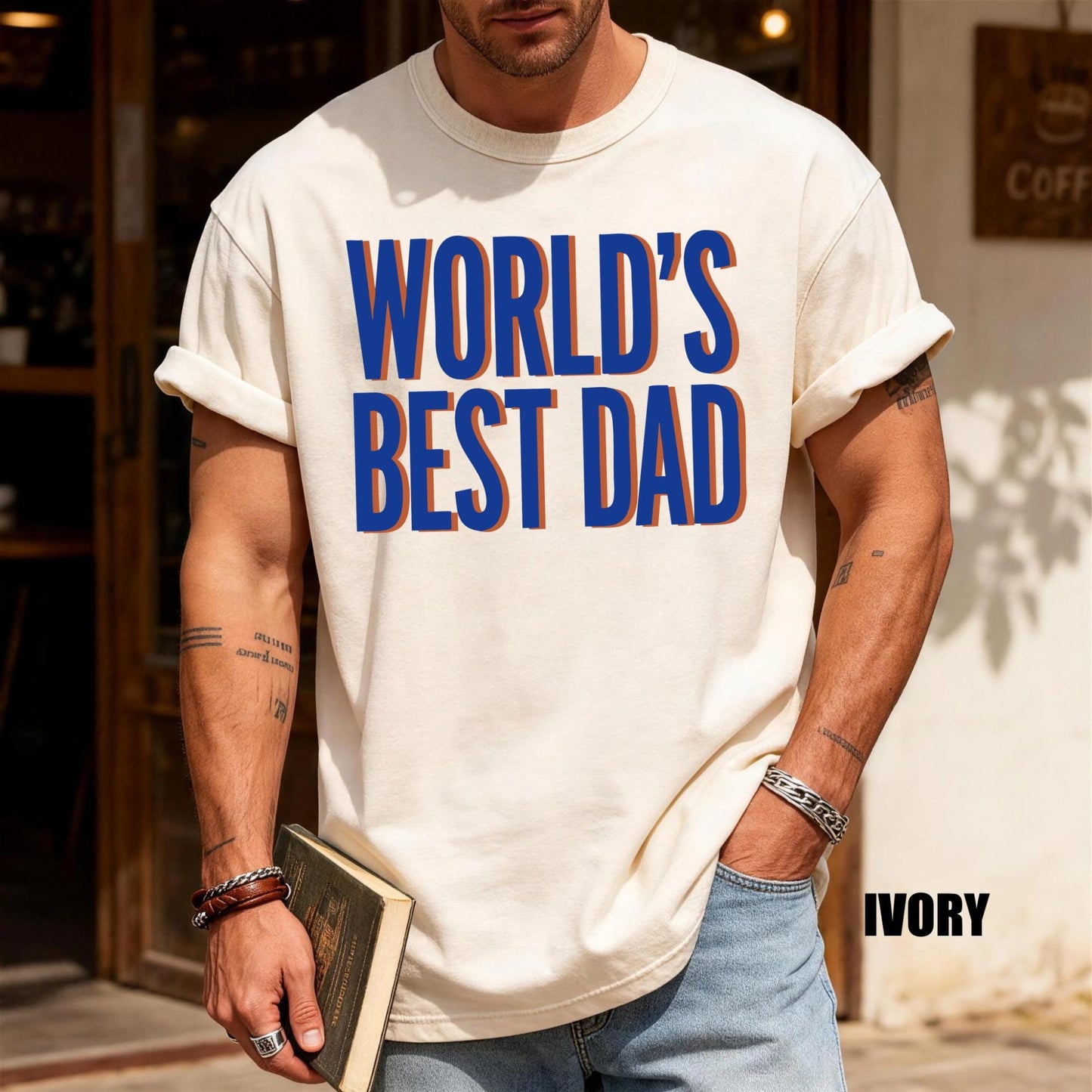 World's Best Dad Shirt, Fathers Day Tee
