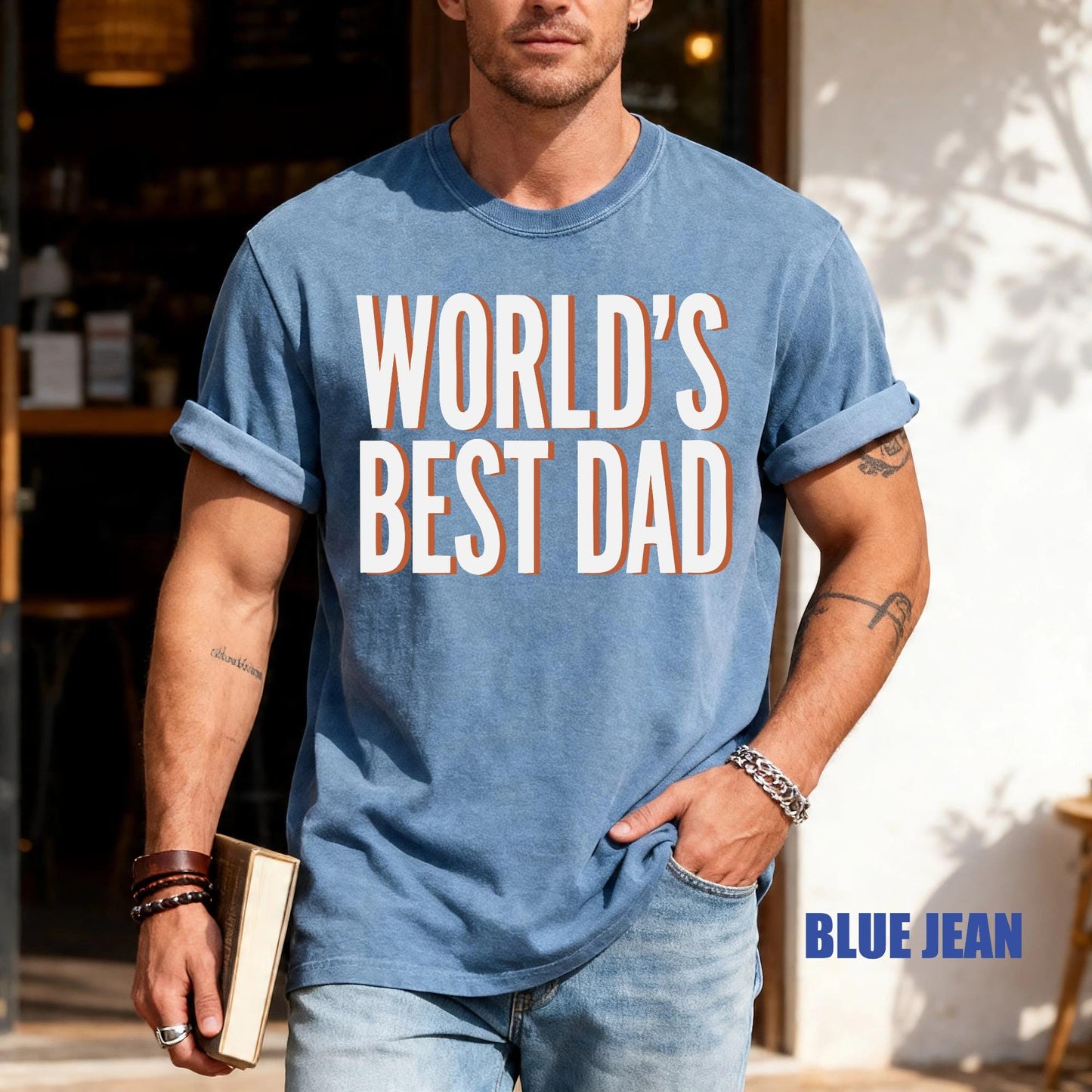 World's Best Dad Shirt, Fathers Day Tee