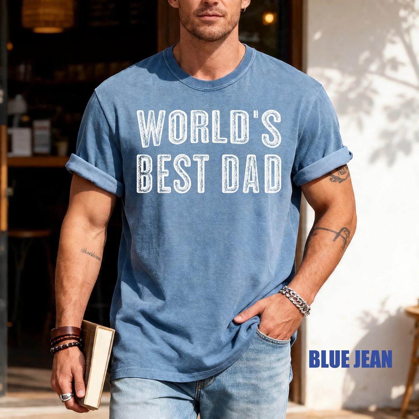New Dad Gift Shirt, Worlds Best Dad Tee