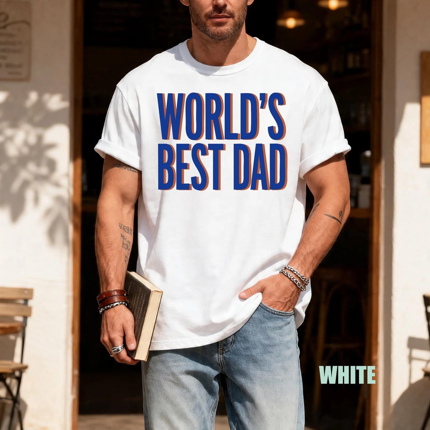 World's Best Dad Shirt, Fathers Day Tee