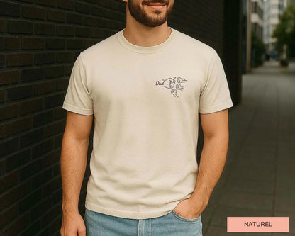 Personalized Dad Fist Bump Shirt, With Kids Names Custom Father's Day Gift Tee