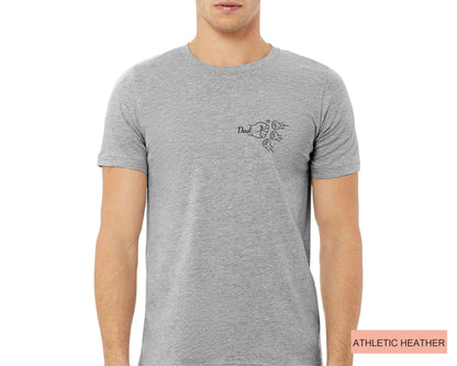 Personalized Dad Fist Bump Shirt, With Kids Names Custom Father's Day Gift Tee