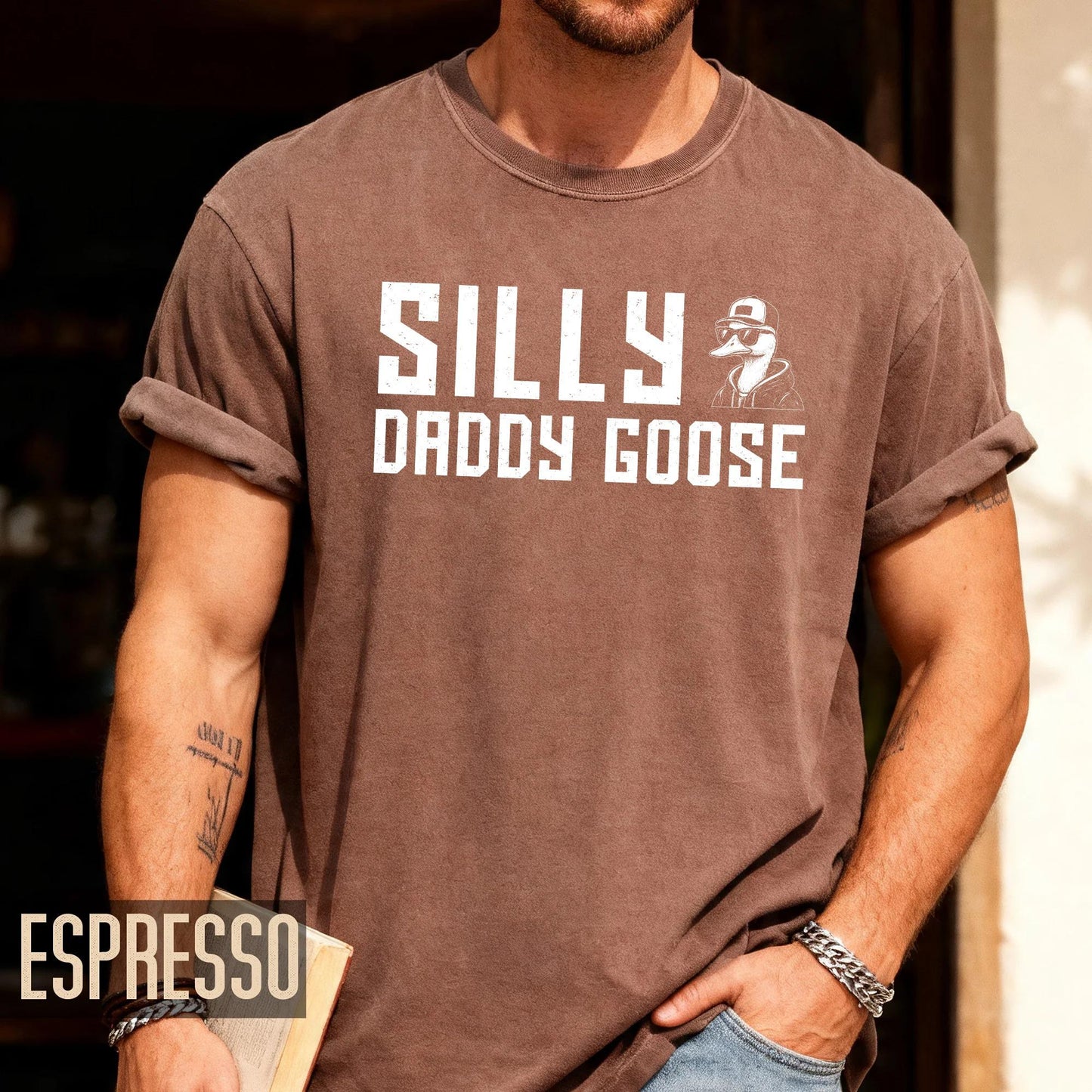 Silly Daddy Goose Shirt: Funny First Father's Day Dad Gift