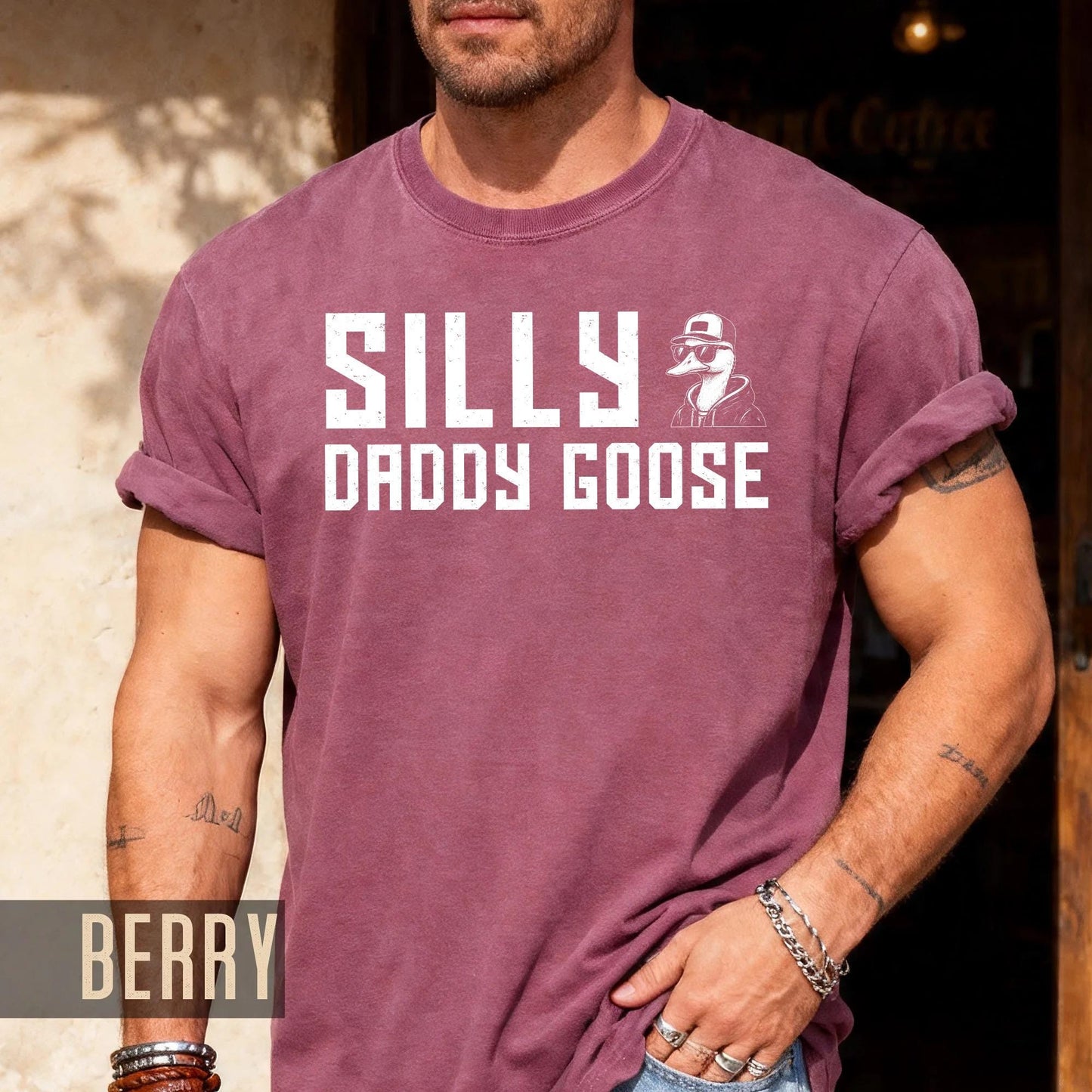 Silly Daddy Goose Shirt: Funny First Father's Day Dad Gift