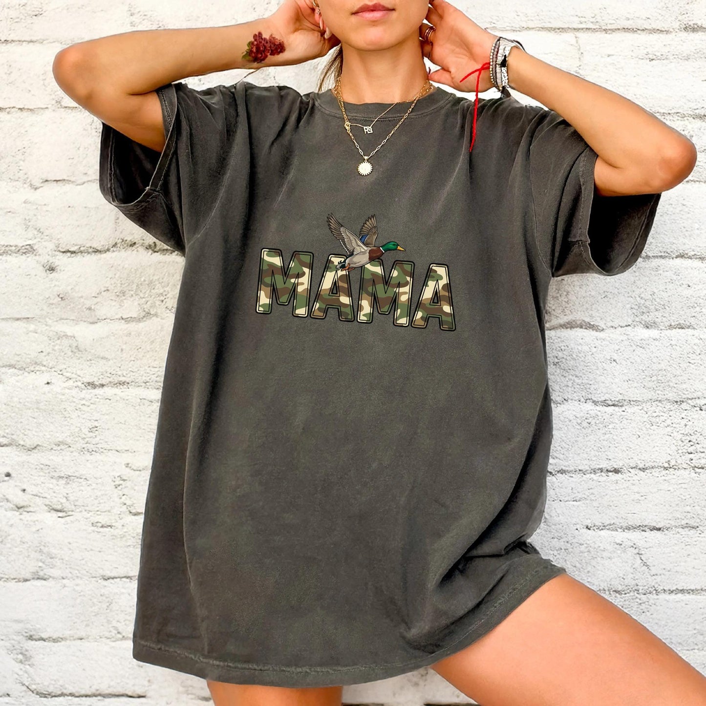 Camo Duck Hunting Mom Shirt – Mallard Mama Tee