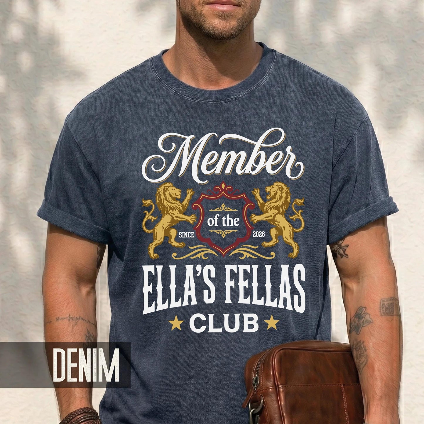 Custom Members of The Ellas Fellas Club Shirt, Retro Western Country Concert Tee