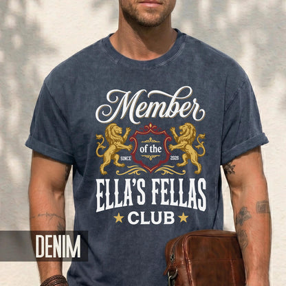Custom Members of The Ellas Fellas Club Shirt, Retro Western Country Concert Tee