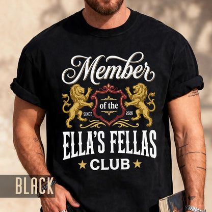 Custom Members of The Ellas Fellas Club Shirt, Retro Western Country Concert Tee