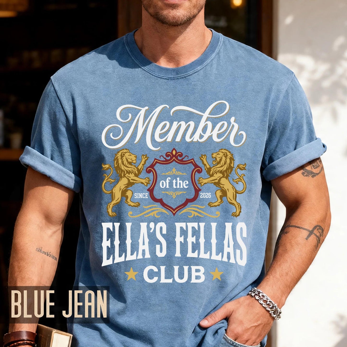 Custom Members of The Ellas Fellas Club Shirt, Retro Western Country Concert Tee