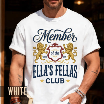 Custom Members of The Ellas Fellas Club Shirt, Retro Western Country Concert Tee