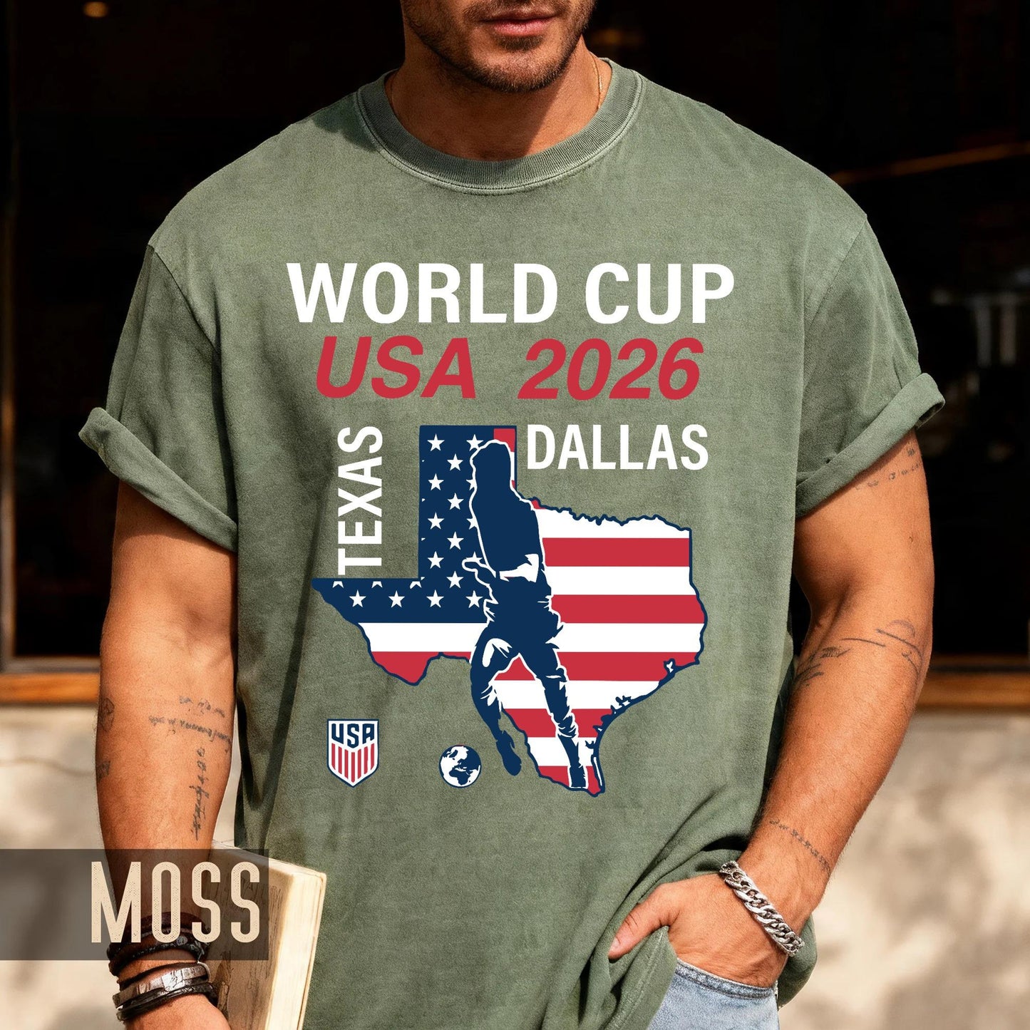 World Cup USA 2026 Dallas Texas Shirt, Host City Souvenir Commemorative Apparel