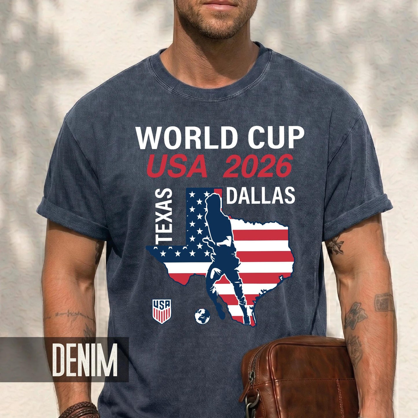 World Cup USA 2026 Dallas Texas Shirt, Host City Souvenir Commemorative Apparel