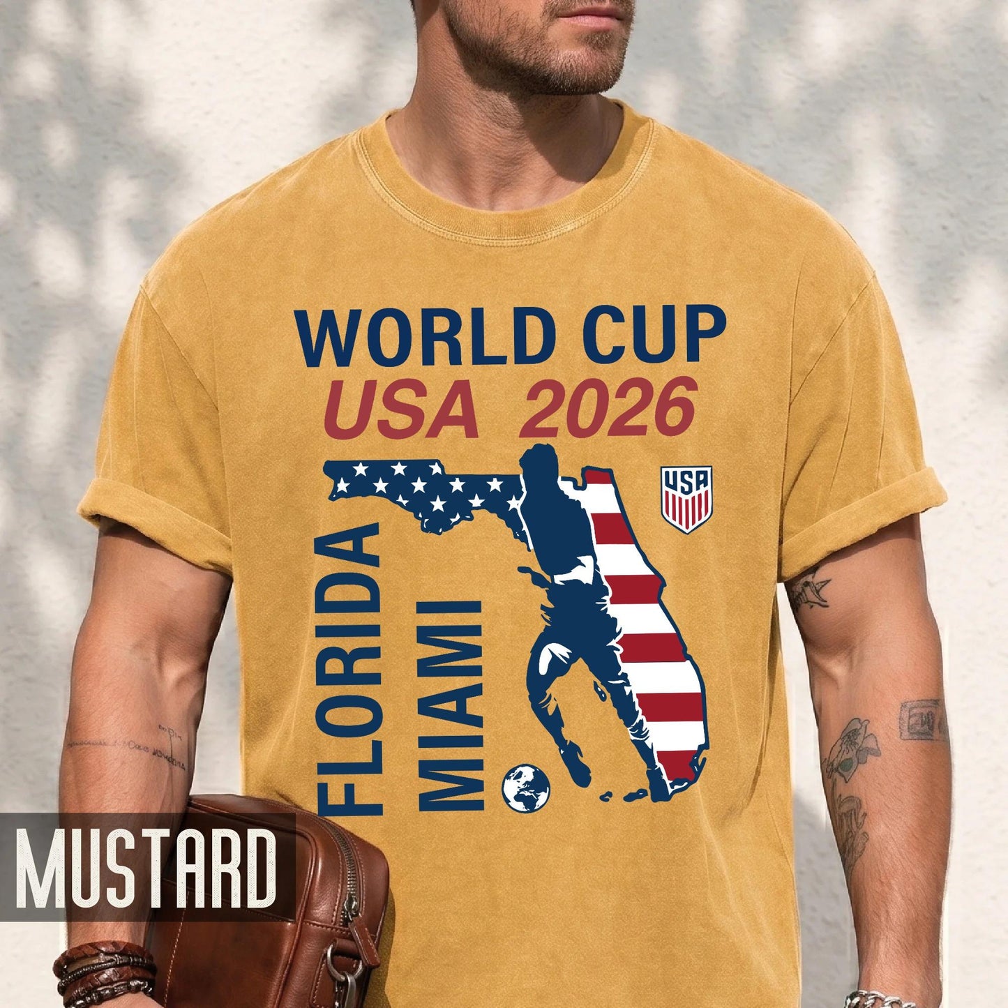 Miami Florida Map World Cup USA 2026 Souvenir Shirt, Local Fan Collector Tee