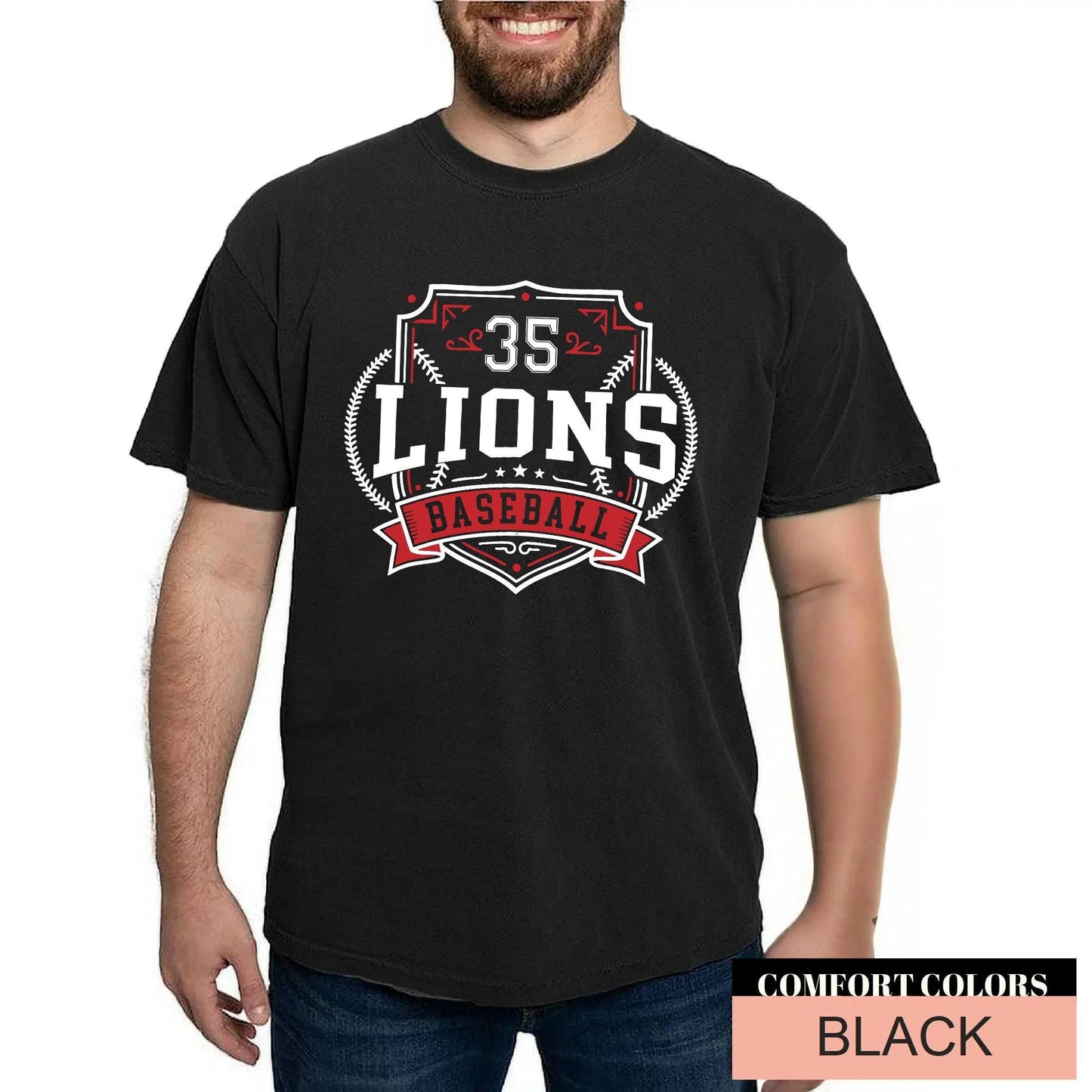 Custom Baseball Mascot Shirt, Personalized Team Number Game Day Baseball Mom Tee, Vintage School Spirit Apparel