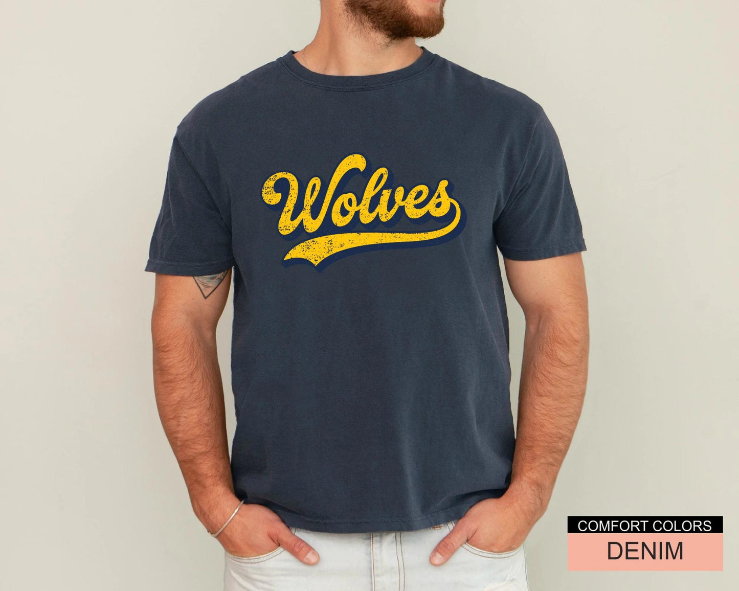 Custom School Mascot Shirt, Retro Script Sports Team Tee, Game Day Tailgate Top