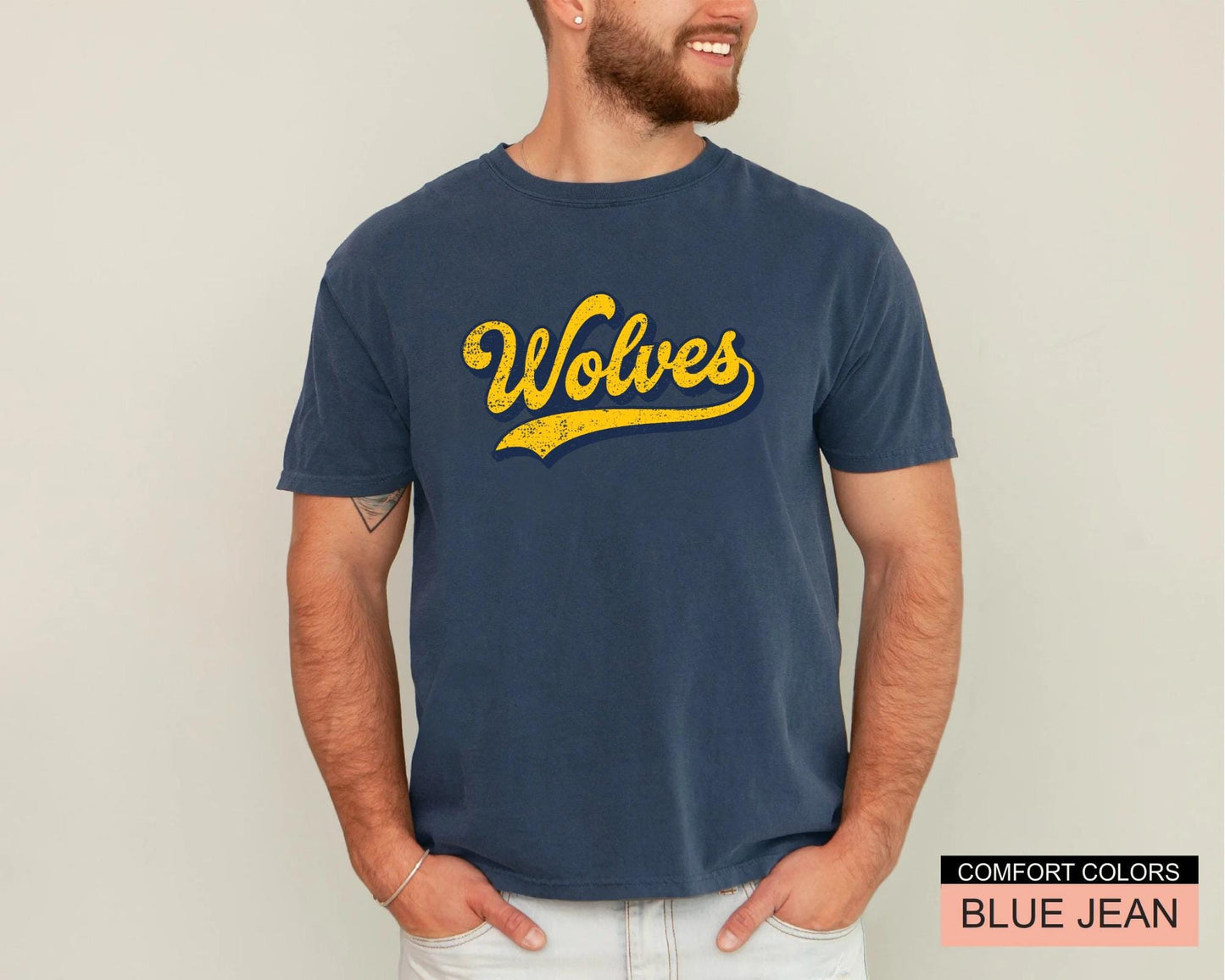 Custom School Mascot Shirt, Retro Script Sports Team Tee, Game Day Tailgate Top