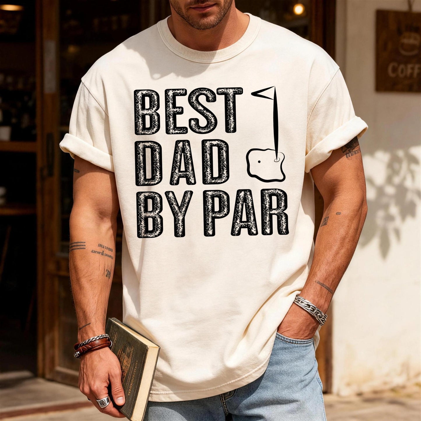 Best Dad By Par Shirt, Golf Lover Dad Shirt, Father's Day Gift for Golf Player Dad, Golfing Father Gift, Father Birthday Gift