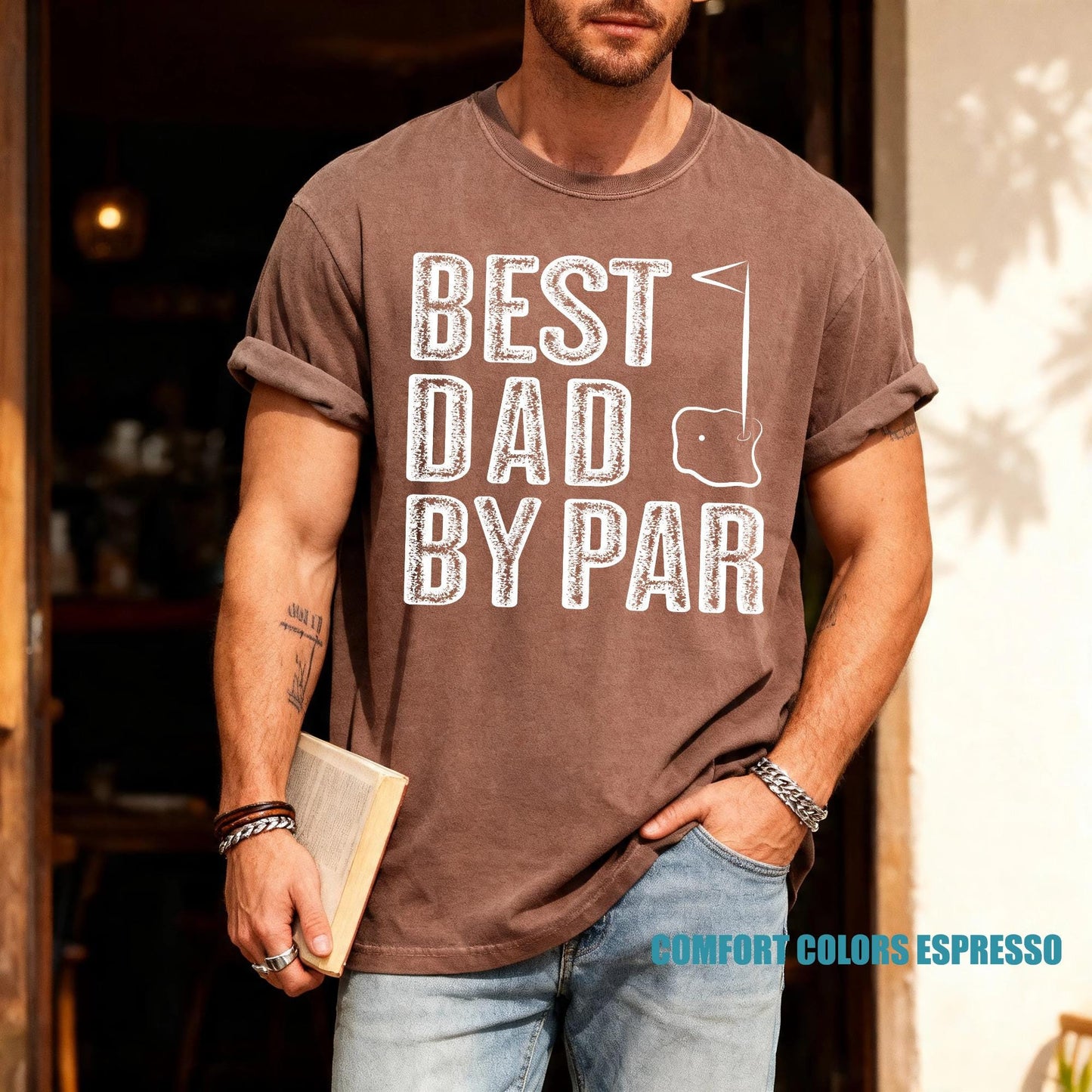 Best Dad By Par Shirt, Golf Lover Dad Shirt, Father's Day Gift for Golf Player Dad, Golfing Father Gift, Father Birthday Gift