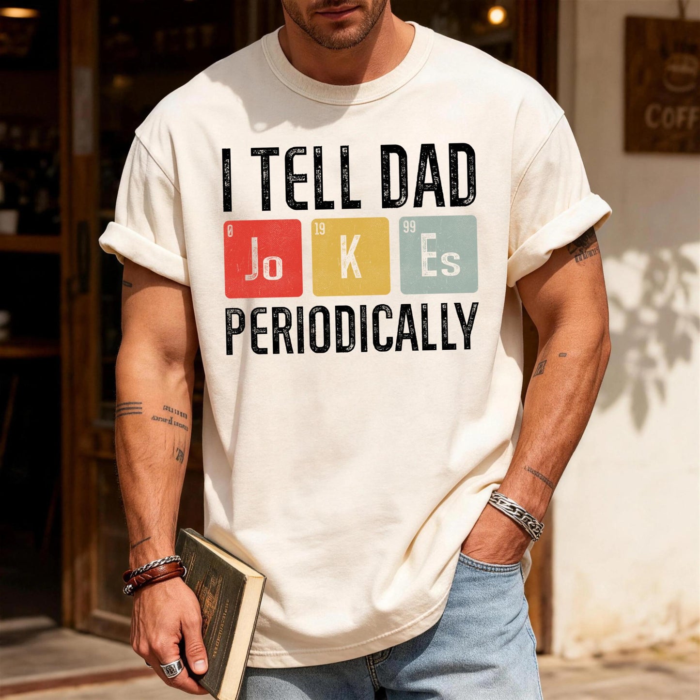 Funny Dad Jokes T-Shirt, Periodic Table Father's Day Gift