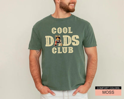 Retro Tiger Sunglasses Dads Club Shirt, Fathers Day Gift Tee