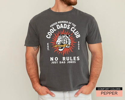 Retro Tiger Father Shirt,  Proud Member Of The Cool Dads Club Est. 2026