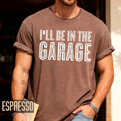 Funny Garage T-Shirt: Mechanic Dad Gift