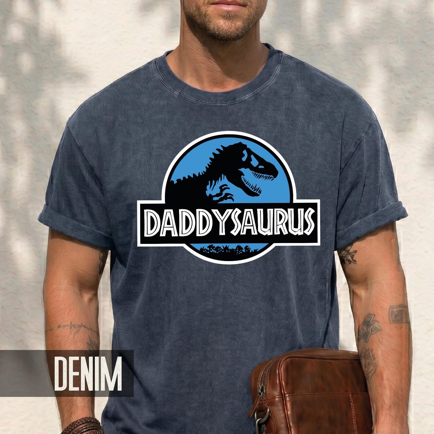 Daddysaurus T-Shirt, Funny Dinosaur Dad Shirt, Fathers Day Gift