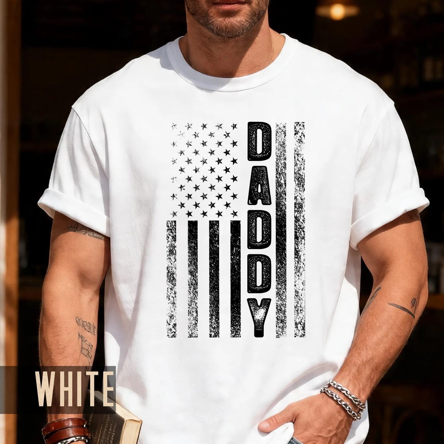 Daddy American Flag T-Shirt