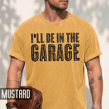 Funny Garage T-Shirt: Mechanic Dad Gift