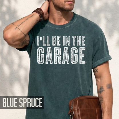 Funny Garage T-Shirt: Mechanic Dad Gift