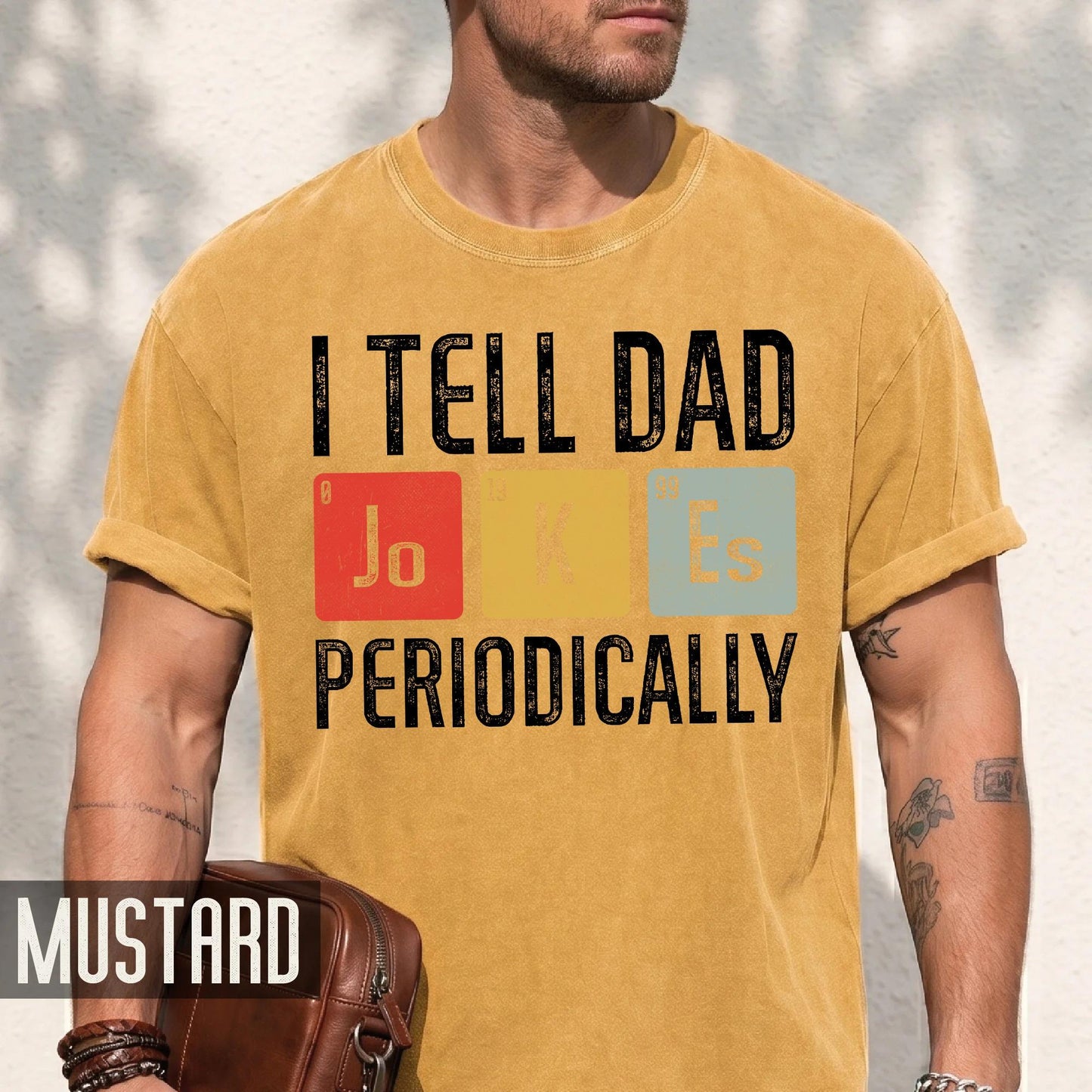 I Tell Dad Jokes Periodically T-Shirt, Funny Father's Day Gift