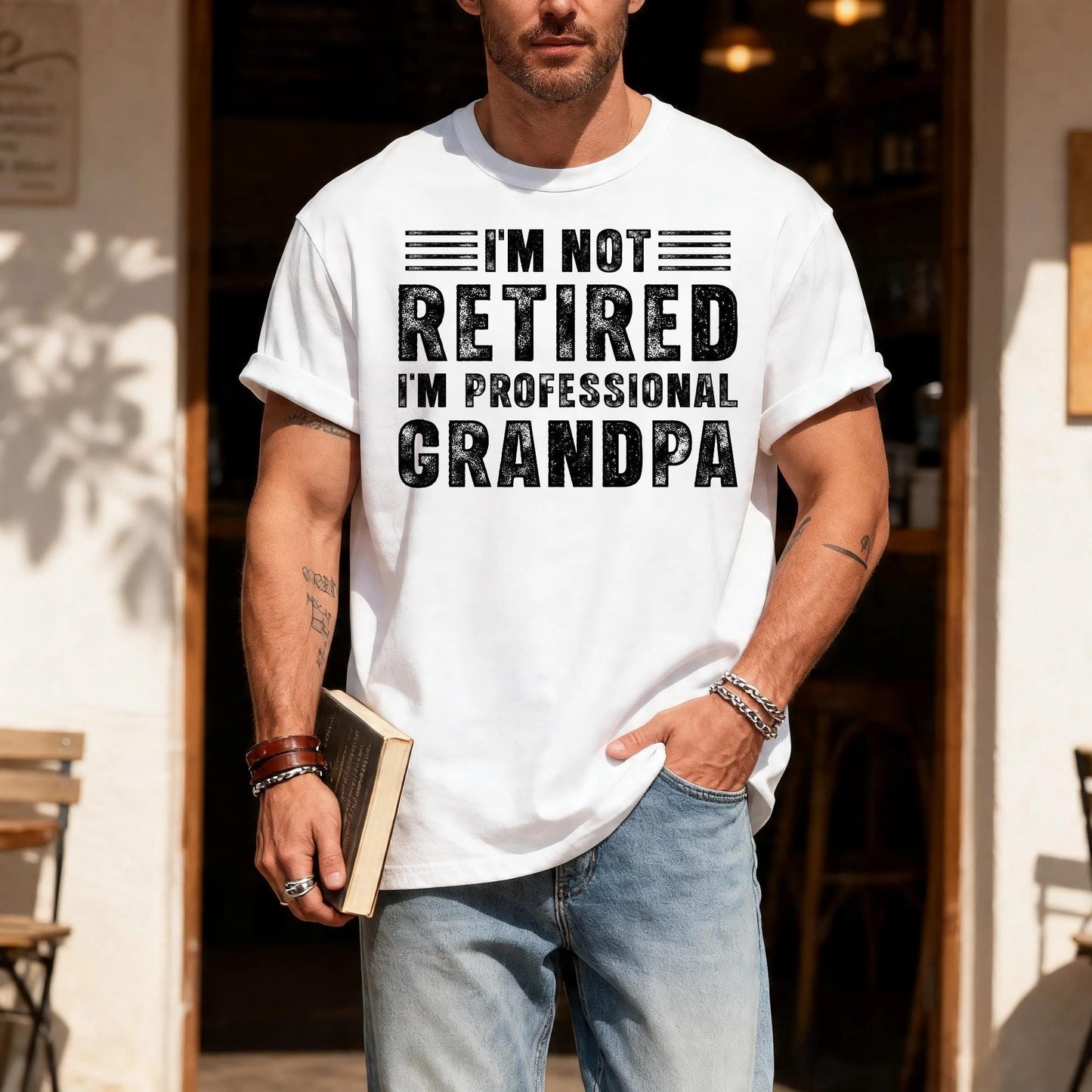 Im Not Retired Im Professional Grandpa Shirt, Funny Retirement Gift Tee for Grandpa