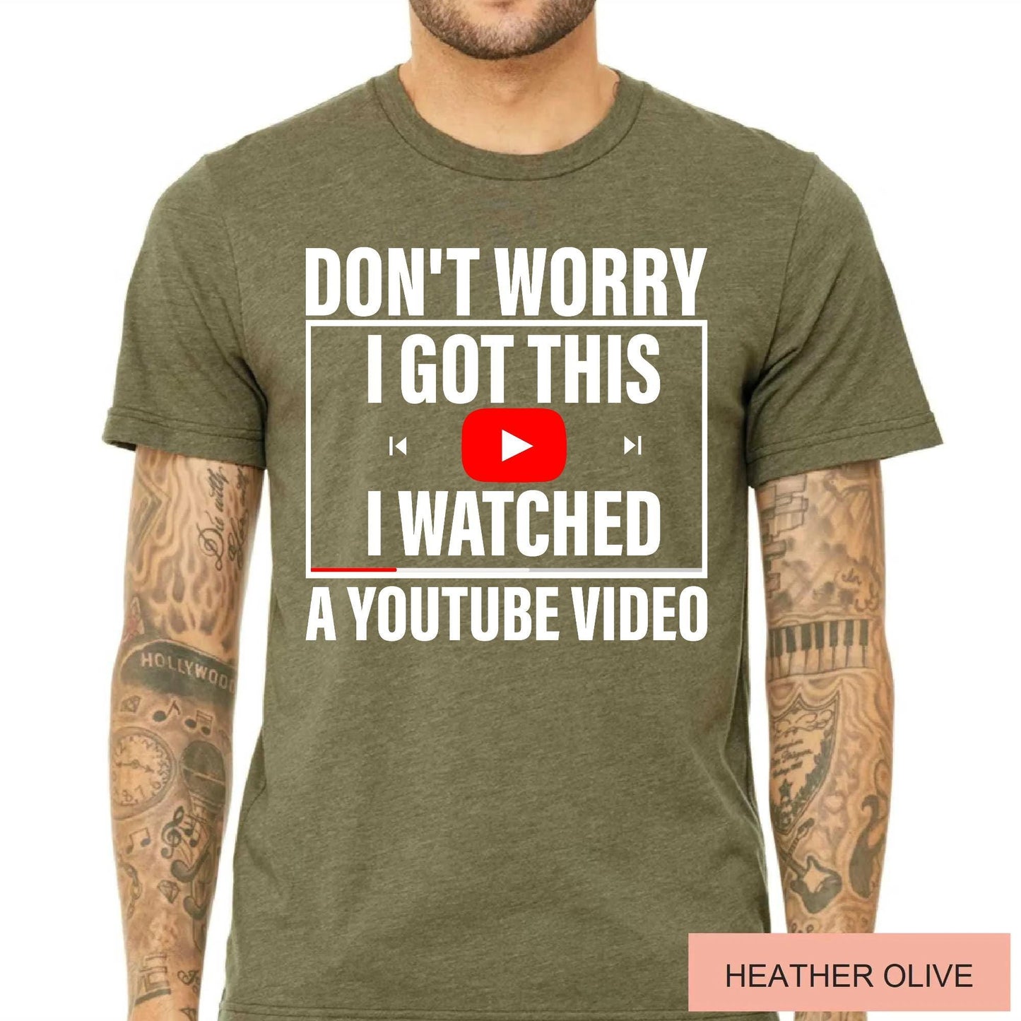 Funny Meme Shirt: Don't Worry I Watched a YouTube Video