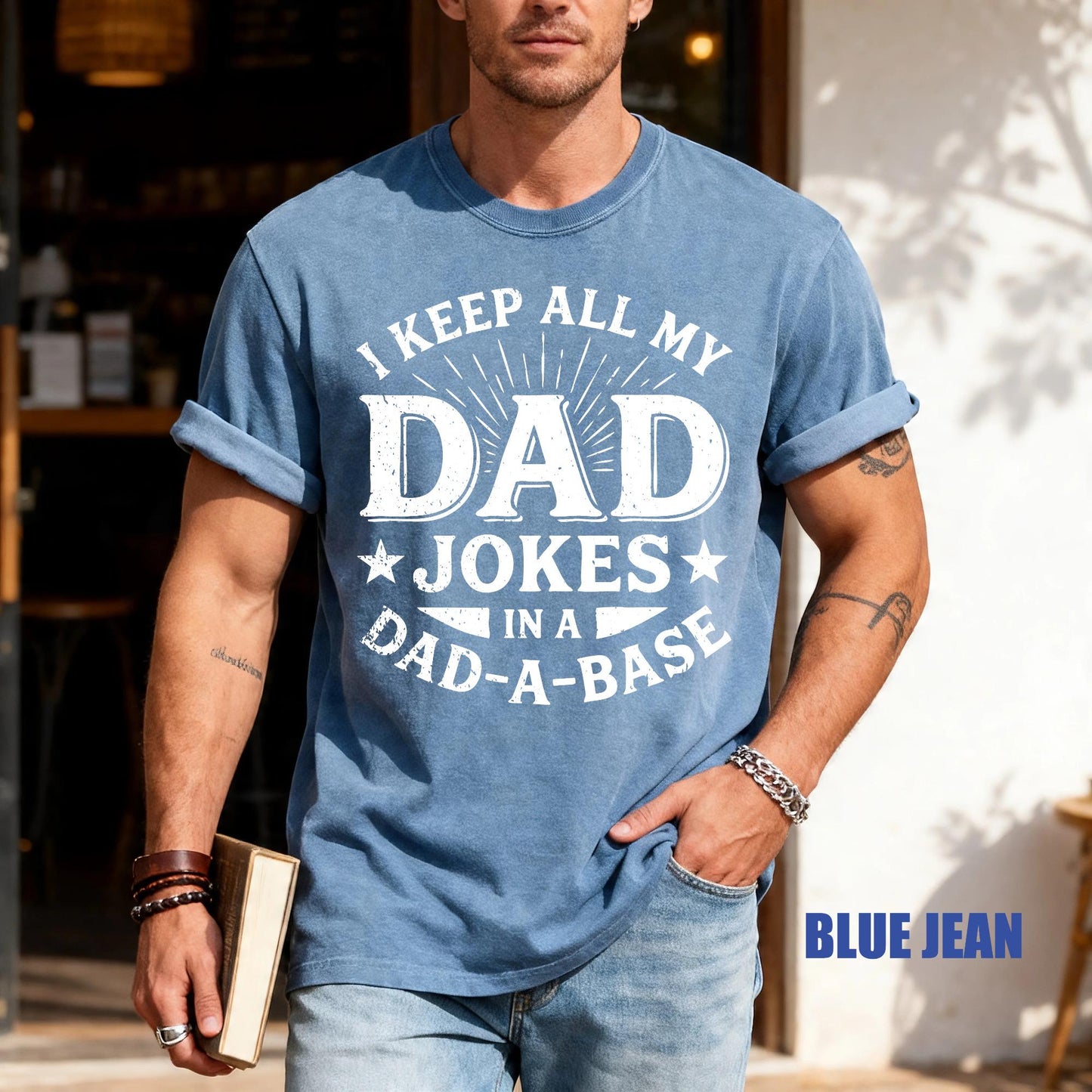 I Keep All My Dad Jokes In A Dad-a-base Shirt