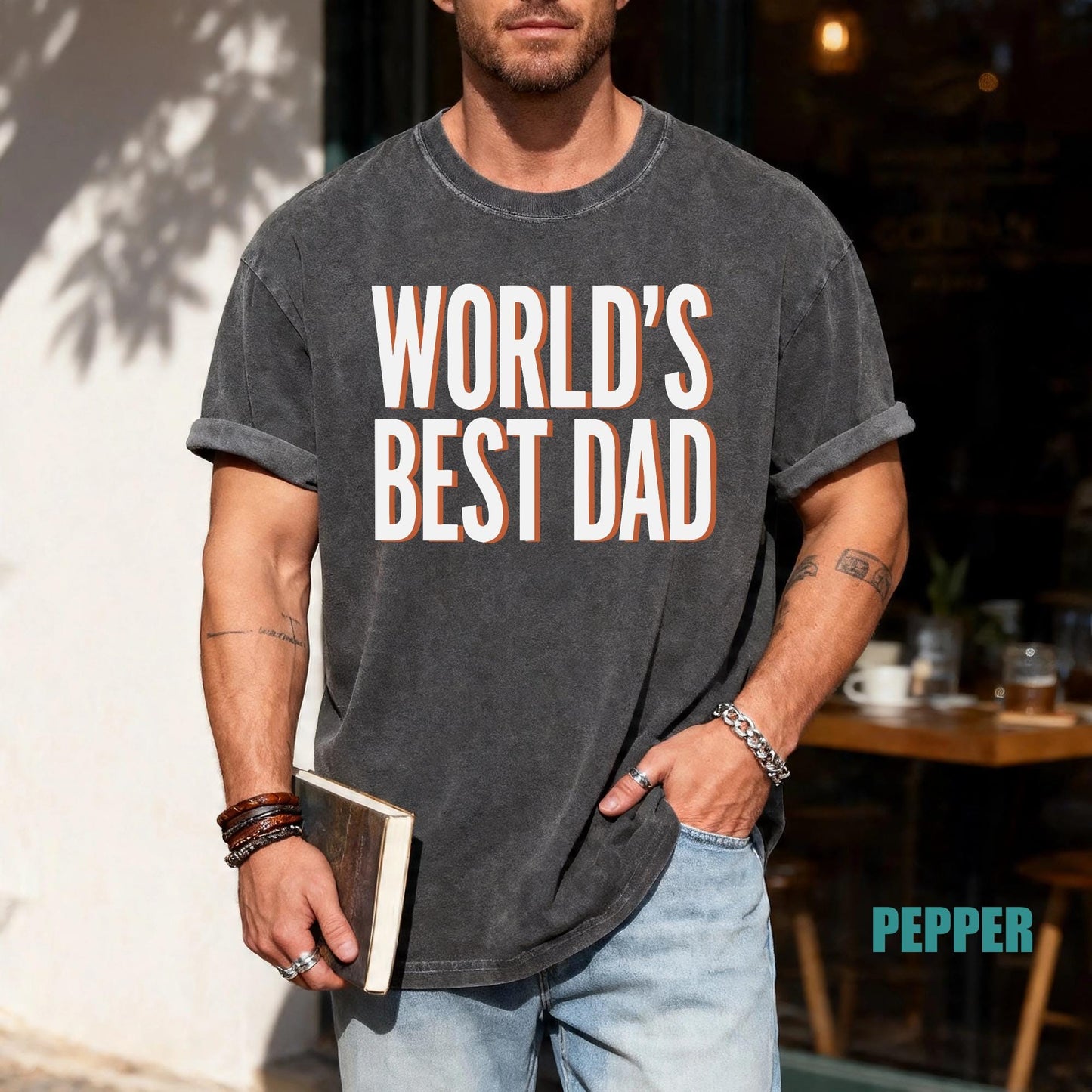 World's Best Dad Shirt, Fathers Day Tee