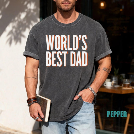 World's Best Dad Shirt, Fathers Day Tee