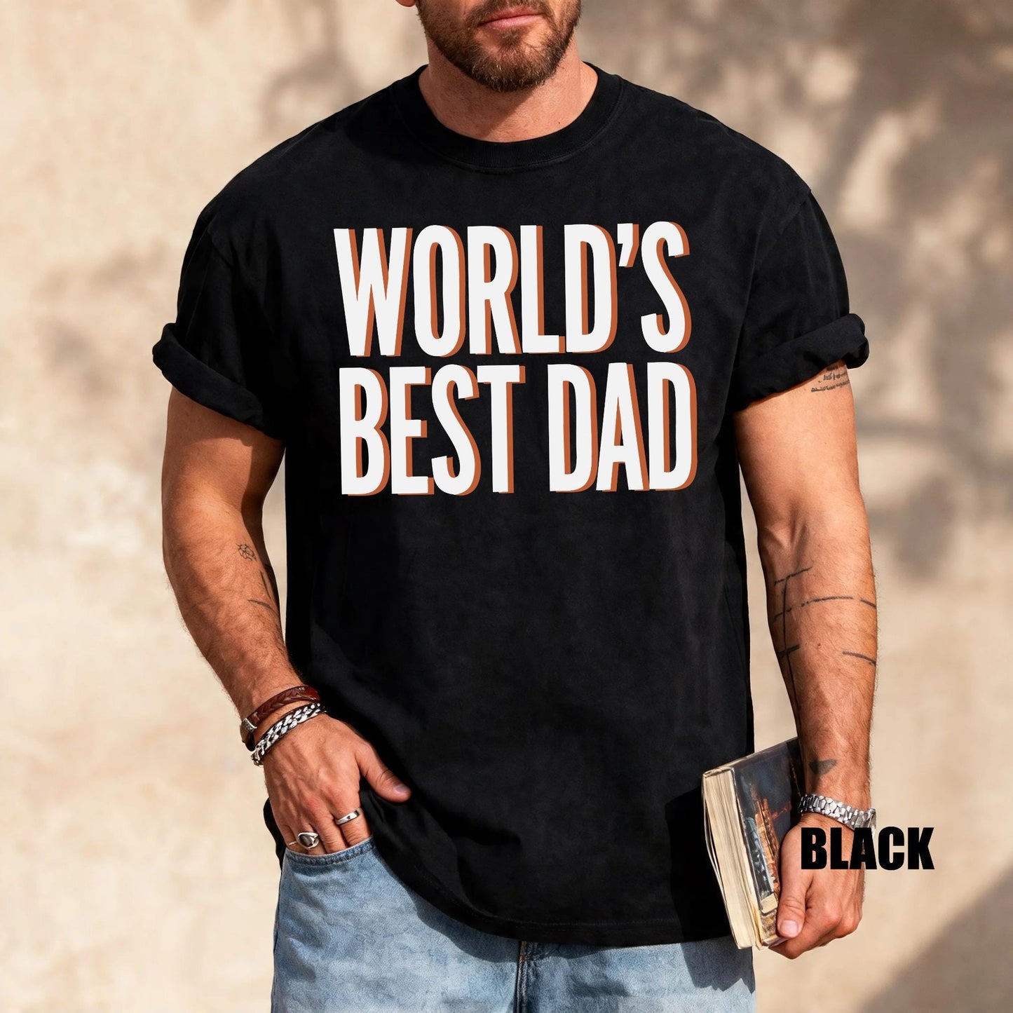 World's Best Dad Shirt, Fathers Day Tee