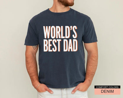 World's Best Dad Shirt, Fathers Day Tee