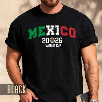 Viva Mexico Soccer Shirt, Mexican Flag Colors World Cup 2026 Tee