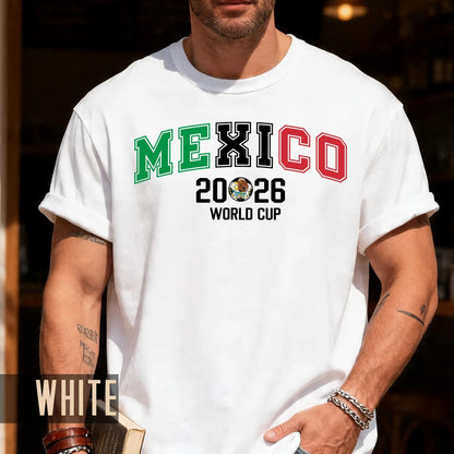 Viva Mexico Soccer Shirt, Mexican Flag Colors World Cup 2026 Tee