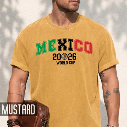 Viva Mexico Soccer Shirt, Mexican Flag Colors World Cup 2026 Tee