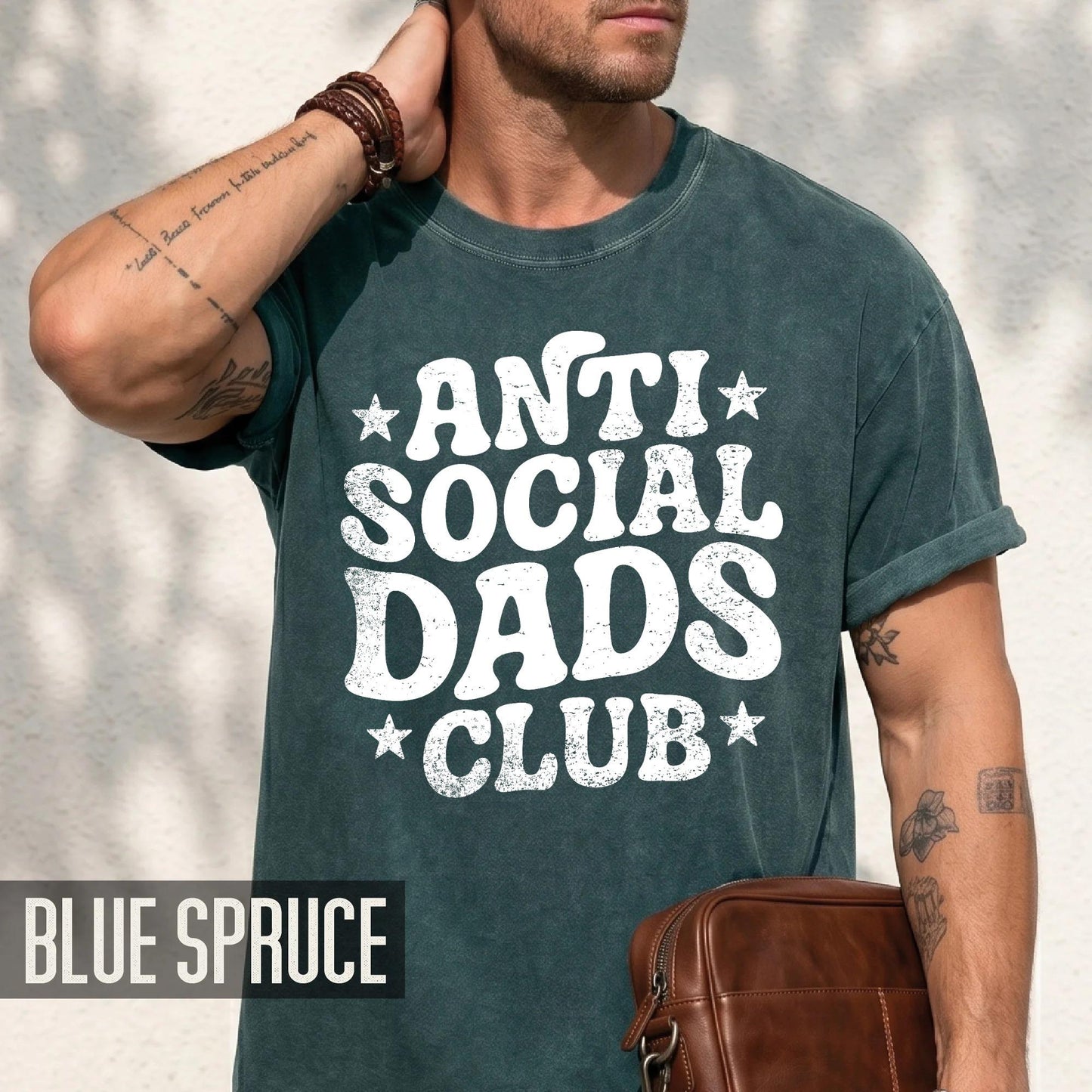 Anti Social Dads Club Shirt: New Dad Gift, Funny Father's Day Tee
