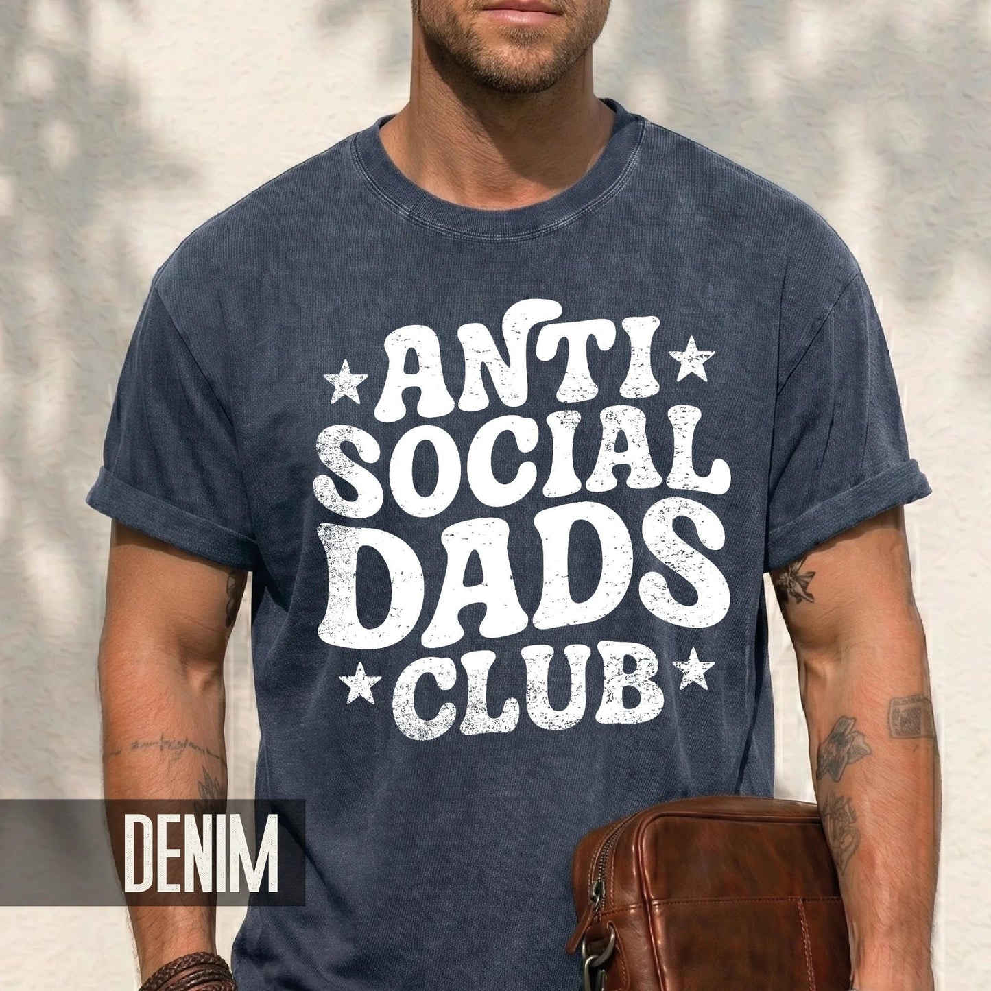 Anti Social Dads Club Shirt: New Dad Gift, Funny Father's Day Tee