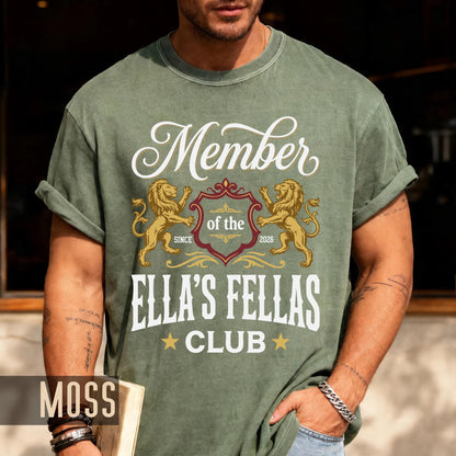 Custom Members of The Ellas Fellas Club Shirt, Retro Western Country Concert Tee