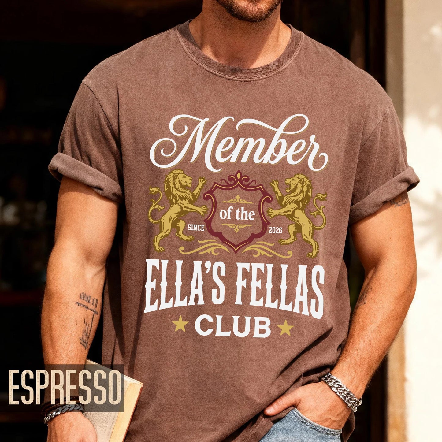 Custom Members of The Ellas Fellas Club Shirt, Retro Western Country Concert Tee