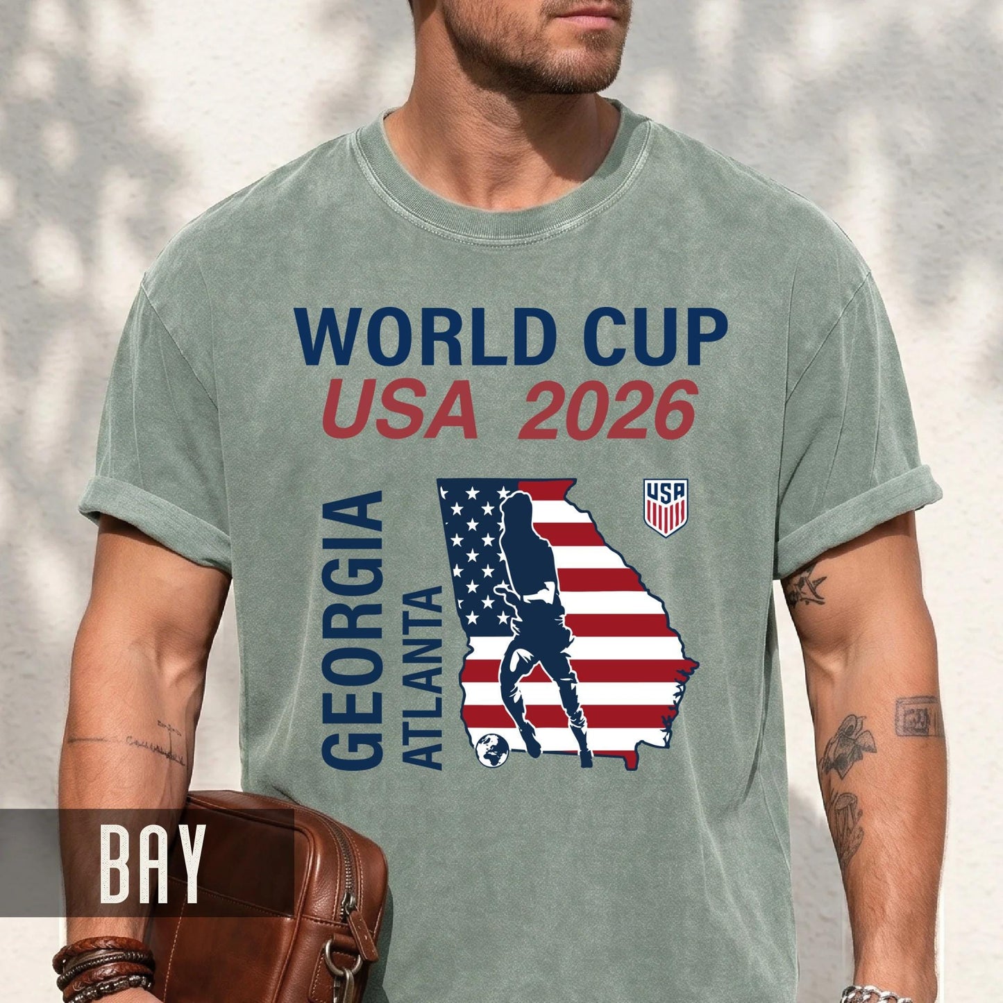 Atlanta World Cup USA 2026 Soccer Shirt, Georgia Football Host City Tee
